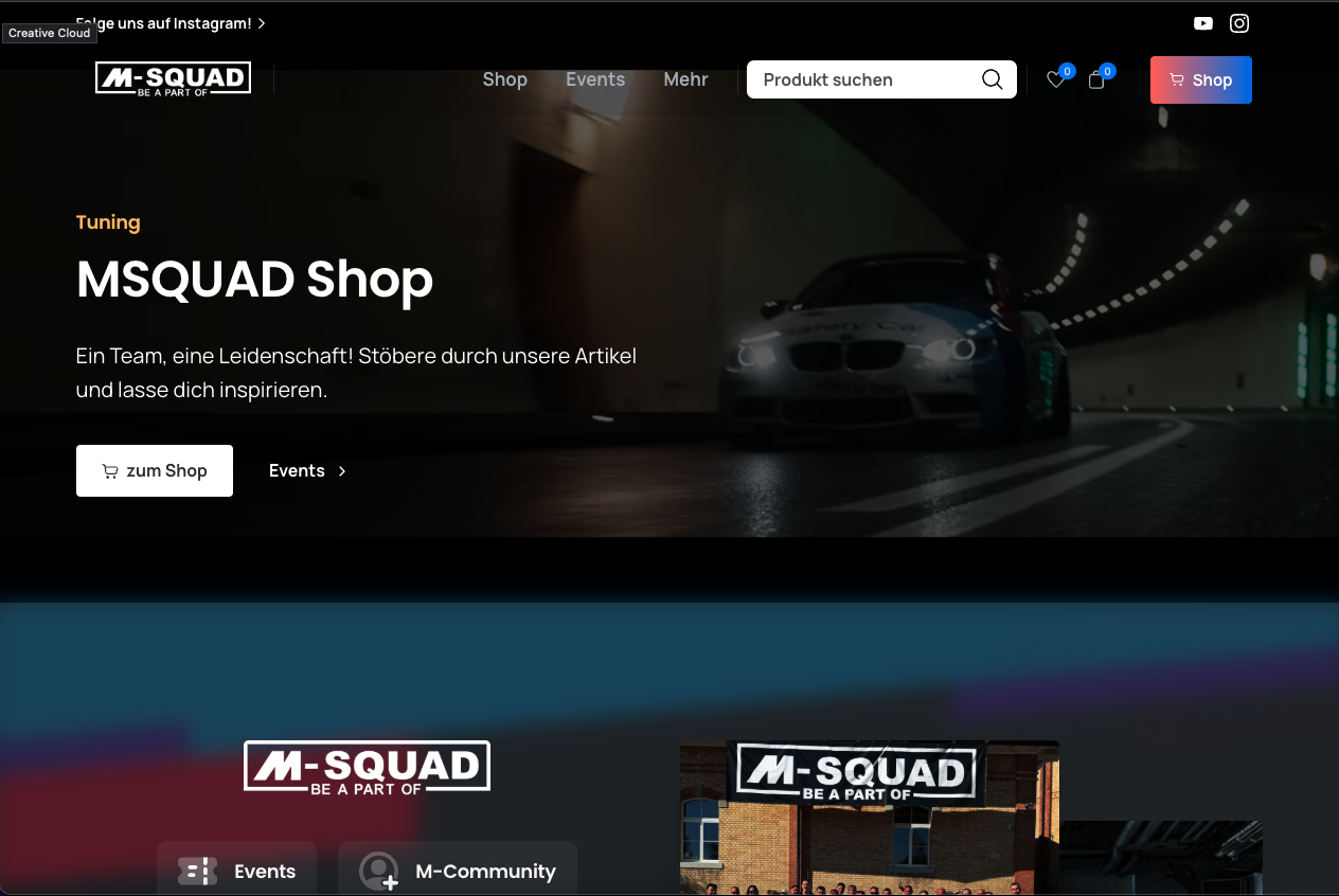 MSQD – Webentwicklung & Shop