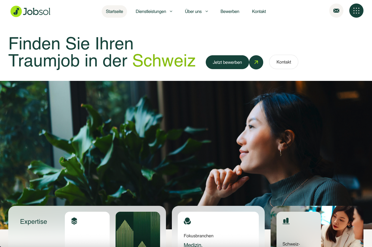 Jobsol – Webentwicklung